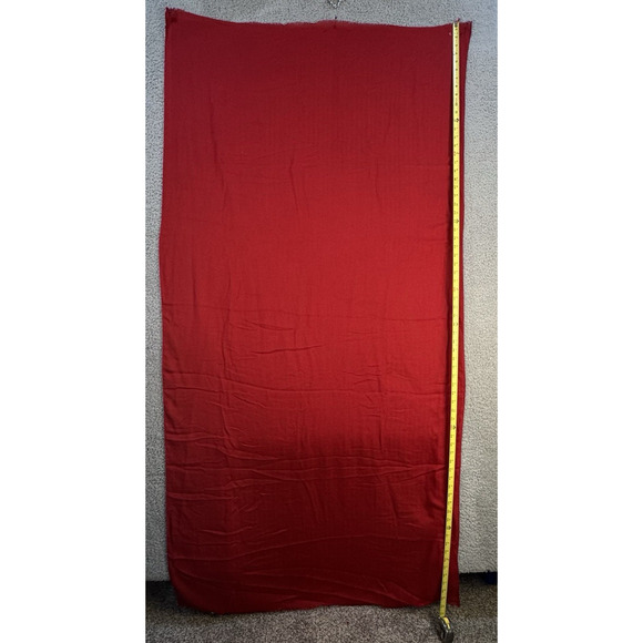 Pink Red Lightweight Shawl Scarves Set Of Two Solid Fringe Edge - Picture 9 of 9